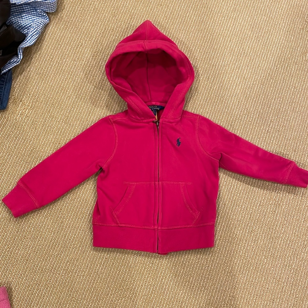 Polo pink hoody